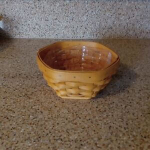 Longaberger Honey-Toned Woven Basket